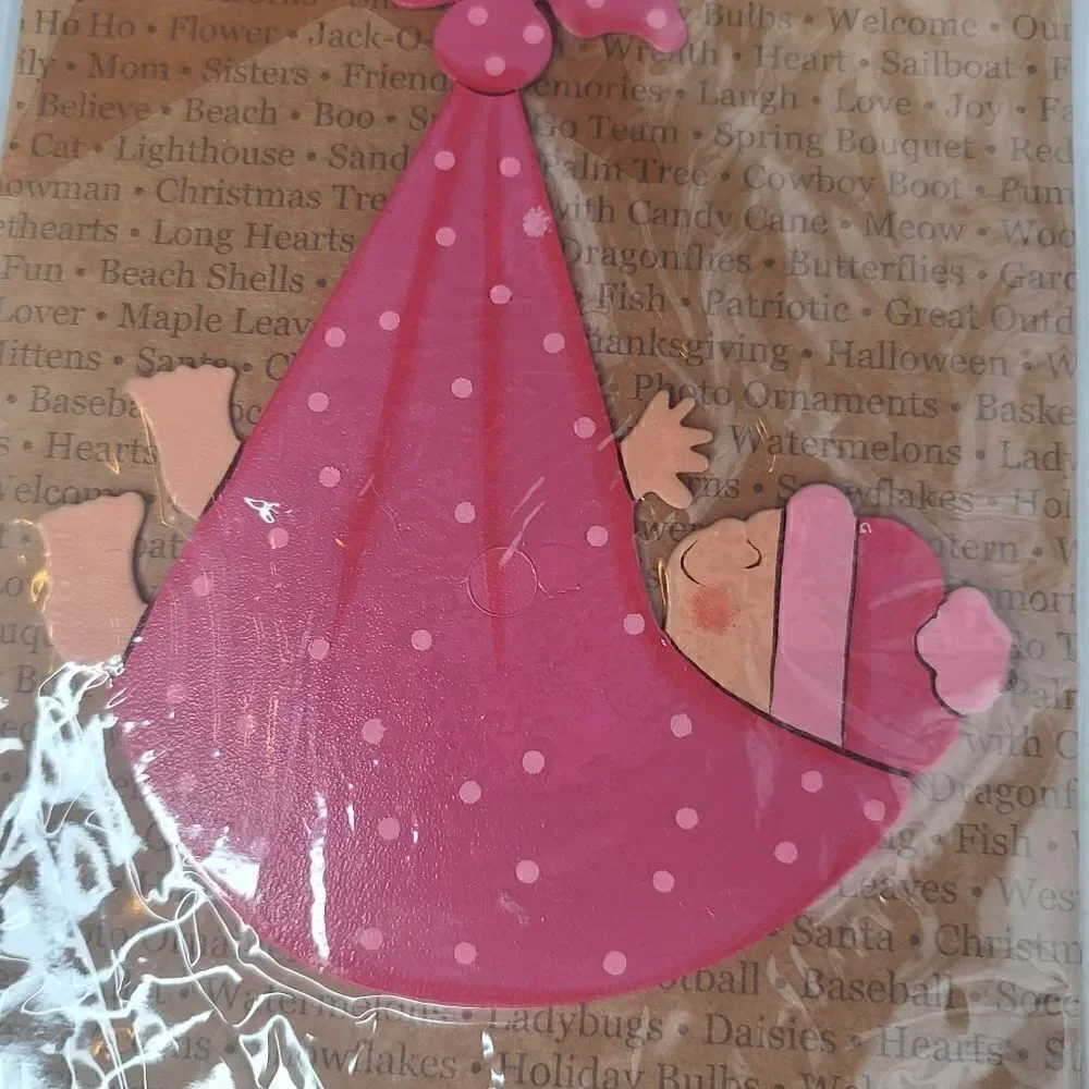NWT Embellish Your Story Baby Girl New Baby Magnet